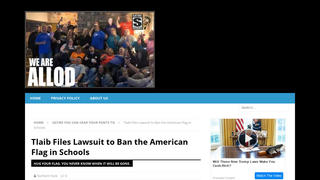 Fact Check: Tlaib Did NOT File Lawsuit to Ban the American Flag in Schools