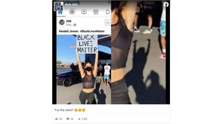 Fact Check: Kendall Jenner Did NOT Post A Photoshopped Picture Holding A 'Black Lives Matter' Sign