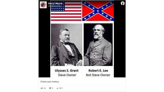 Fact Check: Robert E. Lee WAS A Slave Owner -- And So Was Ulysses S. Grant