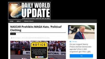 Fact Check: NASCAR Did NOT Prohibit MAGA Hats or 'Political' Clothing
