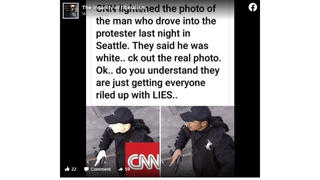 Fact Check: CNN Did NOT Lighten The Photo Of The Man Who Drove Into The Protester In Seattle