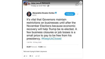 Fact Check: AOC Did NOT Tweet That Governors Should Maintain Shutdowns To Hinder Trump's Reelection Effort 