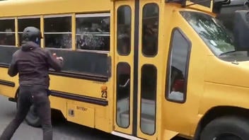 Fact Check: Antifa Did NOT Attack 'Short Bus for Mentally Disabled Kids'