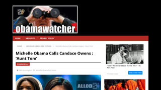 Fact Check: Michelle Obama Did NOT Call Candace Owens : 'Aunt Tom'