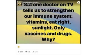 Fact Check: Doctors On TV DO Recommend Vitamins and Sunlight For People's Health, But Also Advise Vaccines