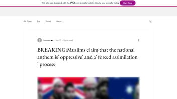 Fact Check: Muslims Did NOT Recently Claim That The National Anthem Is 'Oppressive' And A 'Forced Assimilation' Process