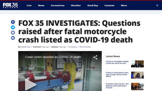 Fact Check: A Florida Motorcycle Death Is NOT Undermining The Accuracy Of State's Coronavirus Death Numbers