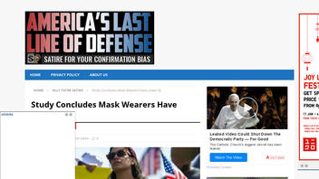 Fact Check: Study Does NOT Conclude Mask Wearers Have Lower IQ