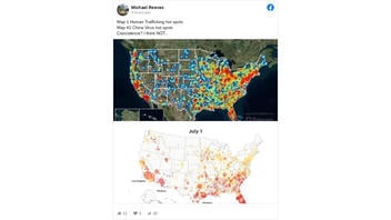 Fact Check: Maps Of 'Human Trafficking Hot Spots' And 'China Virus Hot Spots' Do Not Have A Connection