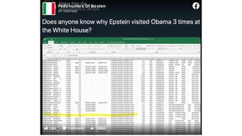 Fact Check: 'Epstein' Who Visited Executive Offices During Obama Years Was NOT Convicted Sex Offender Jeffrey Epstein