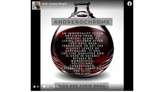 Fact Check: Adrenochrome Is NOT Obtained From Adrenal Glands Of Living Children Or Used In Satanic Rituals By The Elite