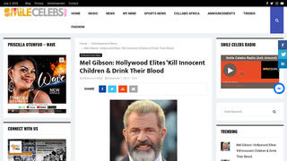 Fact Check: Mel Gibson NEVER Said Hollywood Is Controlled By 'Parasites' Who Are Involved In Child Sacrifice, Pedophilia