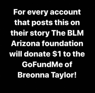 Fact Check: 'Black Lives Matter Arizona' Is NOT Matching Donations Of $1 For Reposting Meme Supporting Breonna Taylor