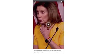 Fact Check: Video Does NOT Show Nancy Pelosi 'Blowed Out Of Her Mind,' Clip Was Digitally Slowed Down To Make Speaker Appear Drunk