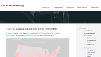 Fact Check: 409,152 Non-Sealed Indictments For 'Child Pedophilia' And Trafficking Offenses NOT 'Coming To The Surface'