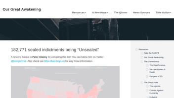 Fact Check: 409,152 Non-Sealed Indictments For 'Child Pedophilia' And Trafficking Offenses NOT 'Coming To The Surface'
