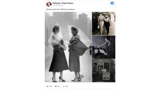 Fact Check: Images in '1918 Flu Pandemic' Photo Post Are NOT All From That Period In History