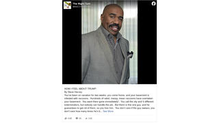 Fact Check: Comedian Steve Harvey Did NOT Write 'How I Feel About Trump' Post