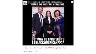 Fact Check: Photo Is NOT Kamala Harris With Her Parents And Is NOT Evidence She Is Not A Black American