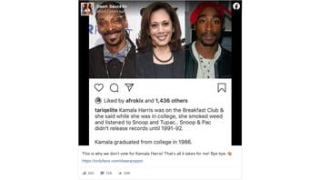 Fact Check: Kamala Harris Did NOT Say She Listened To Snoop And Tupac In College