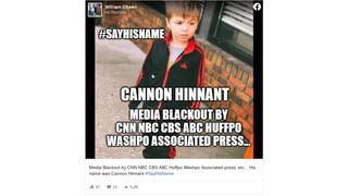 Fact Check: Murder Of 5-Year-Old Cannon Hinnant Is NOT Being Ignored By Media