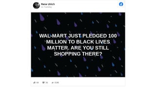 Fact Check: Walmart Did NOT Pledge $100 Million To Black Lives Matter