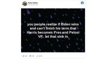 Fact Check: Nancy Pelosi Is NOT Automatically VP If Joe Biden Is Elected President And Can't Finish His Term