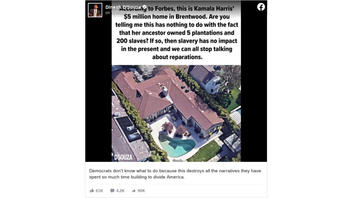 Fact Check: Kamala Harris' California Home Was NOT Bought With Profits From Slave-owner Ancestor