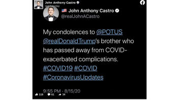 Fact Check: Robert Trump's Cause Of Death Has NOT Been Released; Has NOT Been Tied To COVID-19