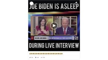 Fact Check: Joe Biden Did NOT Fall Asleep During Live TV Interview -- Video is Faked