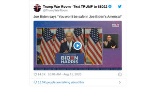 Fact Check: Joe Biden Did NOT Claim "You Won't Be Safe in Joe Biden's America"