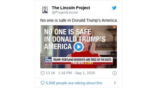 Fact Check: Trump Did NOT Say Americans Are 'Going To Die' When He's Not President -- Lincoln Project Edited Video Deceitfully