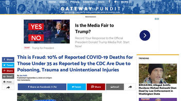 Fact Check: The CDC Did NOT Fraudulently Count Poisoning, Trauma And Unintentional Injuries In COVID Death Tally