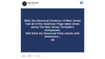 Fact Check: The Democratic Governor Of New Jersey Did NOT Have All The American Flags Taken Down From Highway Overpasses