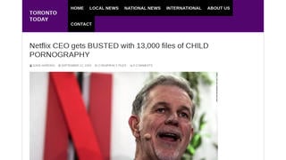Fact Check: Netflix CEO Was NOT Busted with 13,000 files of Child Pornography