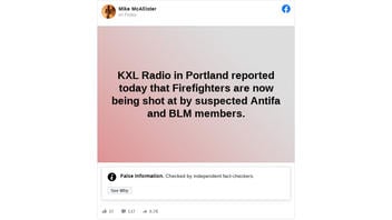 Fact Check: KXL Radio in Portland NEVER Reported That Firefighters Were Shot At While Responding To Western Wildfires