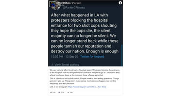 Fact Check: Protesters Did NOT Block Hospital Entrance Before Arrival Of Ambulances Transporting Wounded Officers