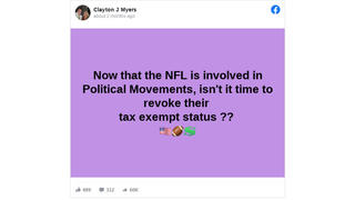 Fact Check: The NFL Is NOT Tax-Exempt