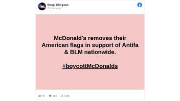 Fact Check: McDonald's Did NOT Remove American Flags In Support Of Antifa And BLM