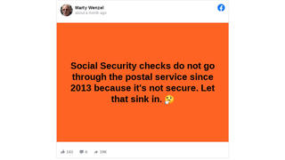 Fact Check: Some Social Security Checks DO Still Go Through U.S. Postal Service
