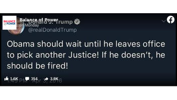 Fact Check: Donald Trump Did NOT Tweet 'Obama Should Wait Until He Leaves Office To Pick Another Justice! If He Doesn't, He Should Be Fired!'