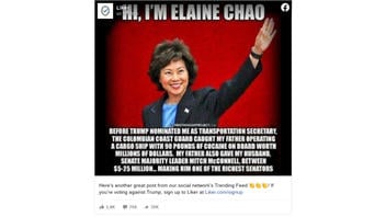 Fact Check: Transportation Secretary Elaine Chao's Father NOT 'Caught' With 90 Pounds Of Cocaine Aboard Cargo Ship