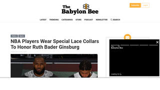 Fact Check: Lakers Players Did NOT Wear Special Lace Collars To Honor Ruth Bader Ginsburg