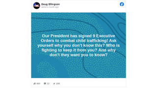 Fact Check: Trump Has NOT Signed Nine Executive Orders To Combat Child Trafficking -- He's Signed Two And Both Received News Coverage