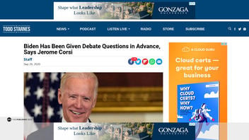 Fact Check: Radio Host Provides NO Evidence Joe Biden Was Given Debate Questions Ahead of First Debate with Trump