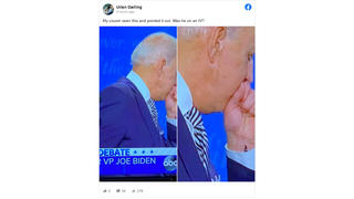Fact Check: Joe Biden Was NOT Wearing An IV Or A Wire In His Sleeve During The Cleveland Debate