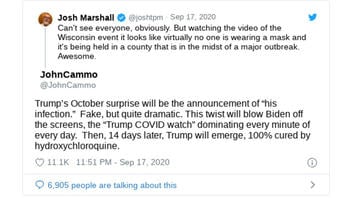 Fact Check: Viral Tweet By John Cammo Was NOT The Only One To Predict Trump Would Get Covid