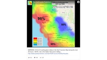 Fact Check: There Was NO 6.0 To 6.5 Magnitude Earthquake In the San Francisco Bay Area Over The Weekend, Leaving Prediction Flat