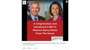 Fact Check: A Congressman Did NOT 'Just' Introduce A Bill To Remove Pelosi