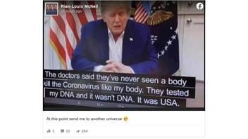 Fact Check: Trump Did NOT Say Doctors Have Never Seen A Body Kill Coronavirus Like His, Nor That He Has 'USA' Instead Of DNA